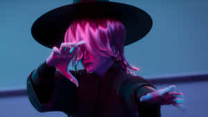 Mystery Saja Dynamic Pose Wallpaper