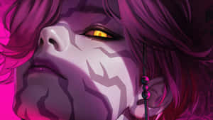 Mystery Saja Intense Gaze Wallpaper