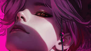 Mystery Saja Intense Gaze Wallpaper