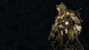 Mystery Thor Ultimates 2 Marvel Comic Illustration Wallpaper