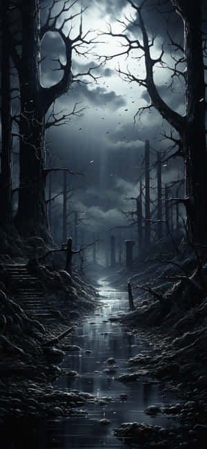 Mystic_ Moonlit_ Forest_ Path.jpg Wallpaper