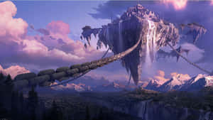 Mystic_ Mountain_ Bridge Wallpaper