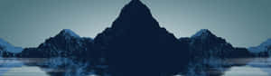 Mystic_ Mountain_ Reflection_ Abstract Wallpaper