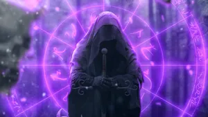 Mystic Ritual Summoning Circle Wallpaper