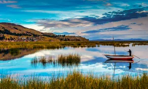 Mystic Sunrise Over Lake Titicaca, The World's Highest Navigable Lake Wallpaper