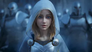 Mystic Warrior Maiden Wallpaper