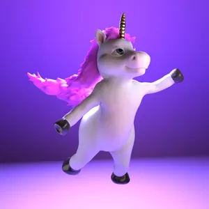 Mystical 3d Unicorn In Enchanted Forest Wallpaper