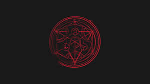 Mystical Alchemy Symbols On Display Wallpaper