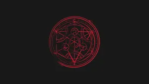Mystical Alchemy Symbols On Display Wallpaper
