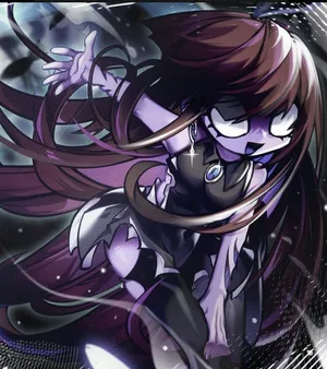 Mystical_ Anime_ Character_ Embrace Wallpaper