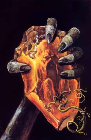 Mystical Artifacts On Ancient Scroll Wallpaper