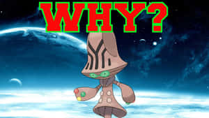 Mystical Beheeyem Glowing In Dark Wallpaper