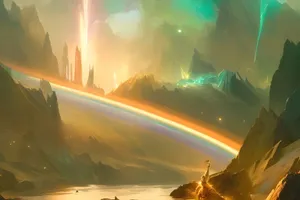 Mystical_ Bifrost_ Bridge_ Fantasy_ Artwork Wallpaper