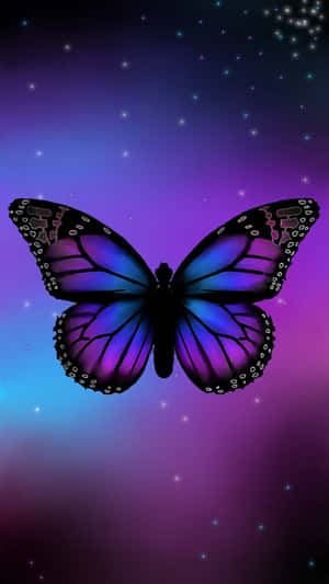 Mystical_ Blue_ Butterfly_ Effect Wallpaper