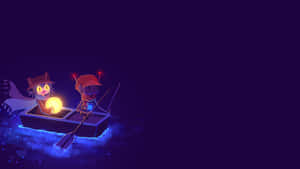 Mystical_ Boat_ Ride_ Under_ Stars.jpg Wallpaper