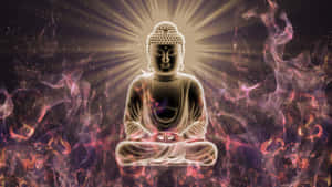 Mystical Buddha Meditation Wallpaper