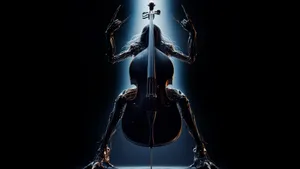 Mystical_ Cello_ Fusion Wallpaper