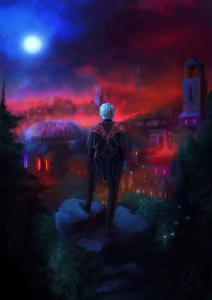 Mystical_ City_ Observation_ Artwork Wallpaper