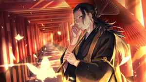 Mystical Corridor Suguru Geto Wallpaper