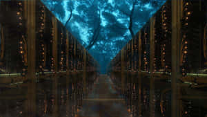 Mystical_ Data_ Center_ Forest_ View.jpg Wallpaper