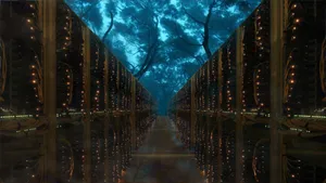 Mystical_ Data_ Center_ Forest_ View.jpg Wallpaper