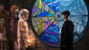 Mystical Dragon Circle In Otherworldly Land Wallpaper