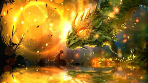 Mystical_ Dragon_ Encounter Wallpaper