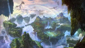 Mystical_ Dragon_ Valley_ Fantasy_ Landscape.jpg Wallpaper