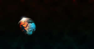 Mystical_ Earth_ Glow_ Artistic_ Background Wallpaper