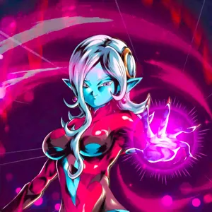 Mystical Energy Character Art Wallpaper