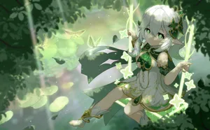Mystical_ Forest_ Sprite Wallpaper