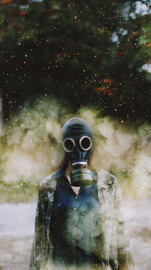 Mystical_ Gas_ Mask_ Portrait Wallpaper