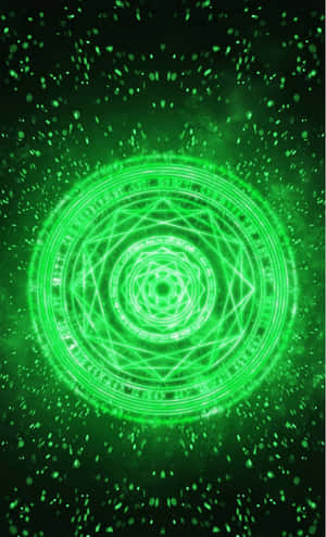Mystical_ Green_ Time_ Portal Wallpaper