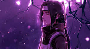 Mystical Itachi Uchiha Nightfall Wallpaper