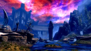 Mystical Journey To Sovngarde Wallpaper