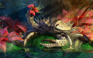 Mystical_ Mechanical_ Crab_ Astrology Wallpaper