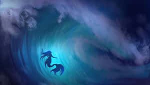 Mystical_ Mermaid_in_ Ocean_ Vortex.jpg Wallpaper