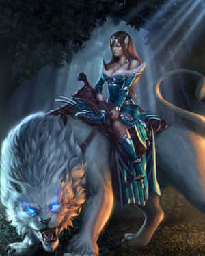 Mystical Mirana On A Full Moon Night Wallpaper