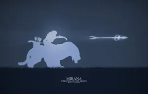 Mystical Mirana Under The Moonlight Wallpaper