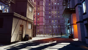 Mystical Moonlit City Wallpaper