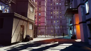 Mystical Moonlit City Wallpaper