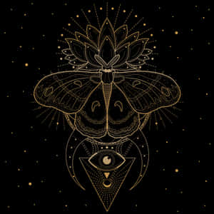 Mystical_ Moth_ Artwork Wallpaper