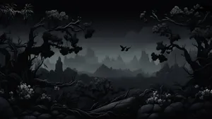 Mystical_ Night_ Forest_ Scene_ H D Wallpaper