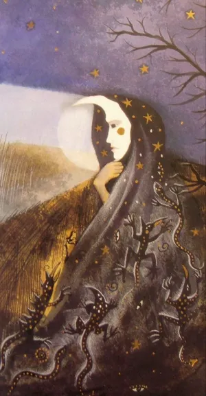 Mystical_ Night_ Shrouded_ Figure Wallpaper