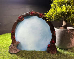 Mystical Portal Miniature Display Wallpaper