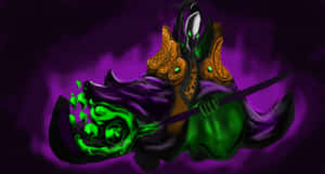 Mystical Powers Of Rubick In Action Wallpaper