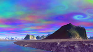 Mystical Psychedelic Sky Wallpaper