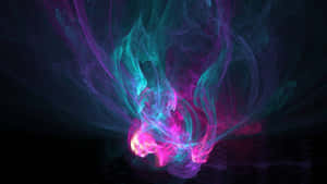 Mystical_ Purple_ Aura_ Abstract Wallpaper