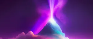 Mystical_ Purple_ Aura_ Mountain Wallpaper