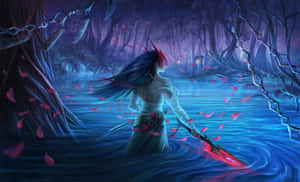 Mystical_ Samurai_ Yone_in_ Spirit_ Realm Wallpaper